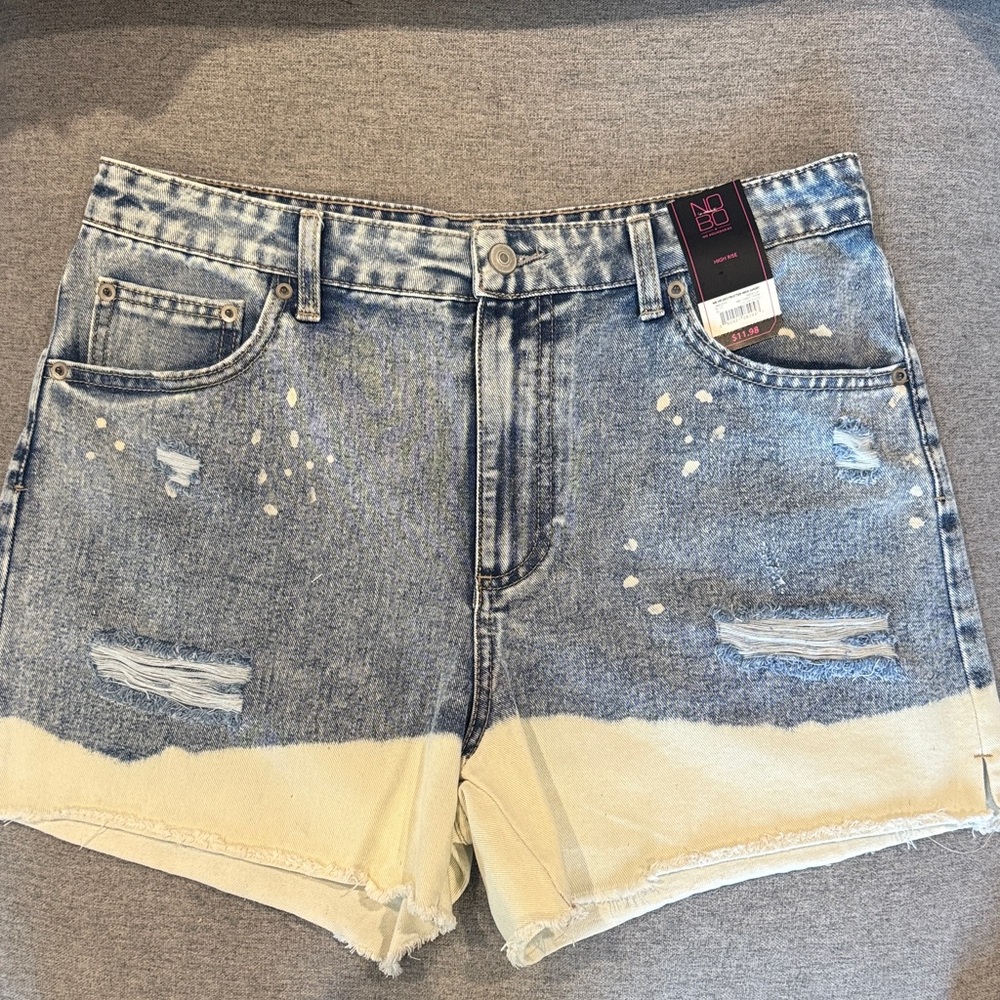 No Boundaries Blue Jean Shorts